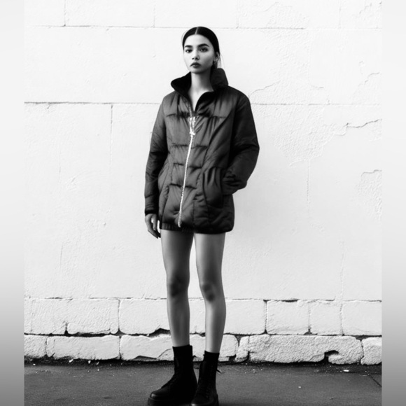 Big Chill Black Puffer Jacket - Picture 2 of 3